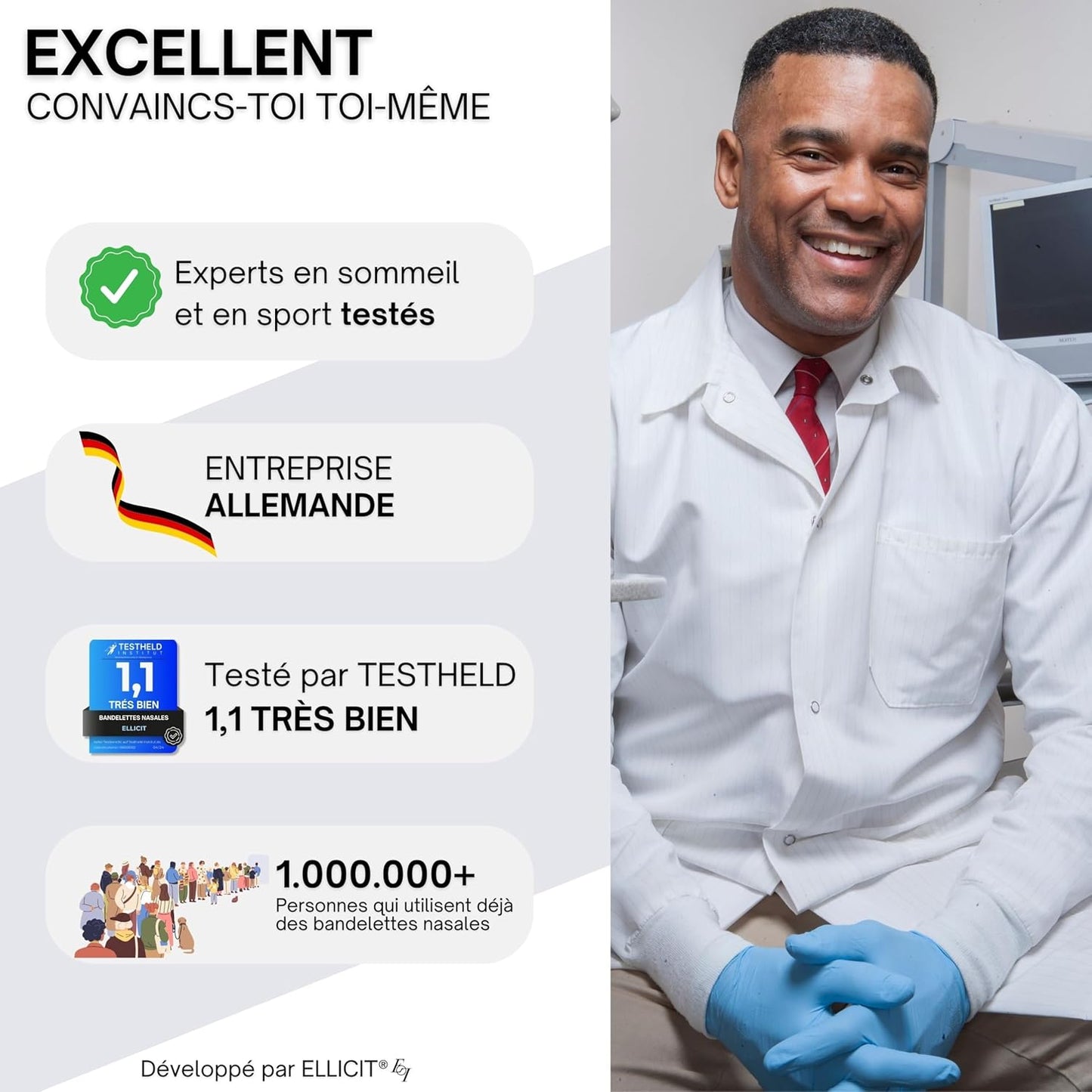 AERONOX™ - Bandes Nasales Anti Ronflements