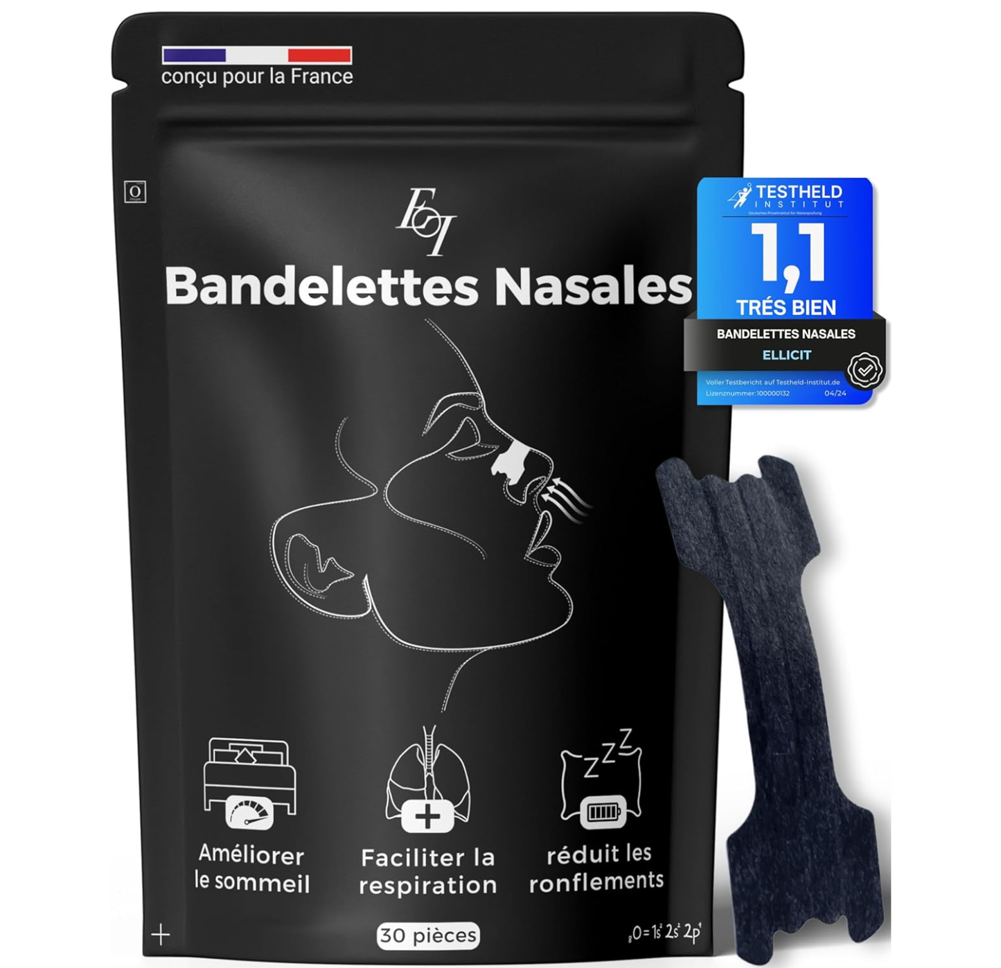 AERONOX™ - Bandes Nasales Anti Ronflements